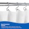 Kenney Mfg Abstract Rust-Resistant Metal Double Decorative Shower Curtain Hooks, Set of 12, Brushed Nickel KN62101PS - alternate 6